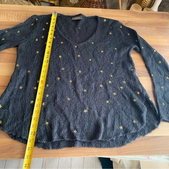 Wooden Ships Navy Blue gold mini stars sweater - Picture 8 of 9